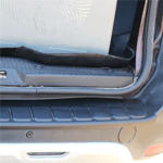 Dacia Dokker Mat Siyah Arka Tampon Eşiği 2012-2021 Yılı ve Arasına Uyumludur