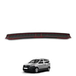 Dacia Dokker Mat Siyah Arka Tampon Eşiği 2012-2021 Yılı ve Arasına Uyumludur