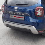 Dacia Duster Mat Siyah Arka Tampon Eşiği 2018-2024 Yılı ve Arasına Uyumludur