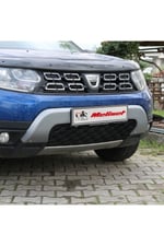 Dacia Duster Ön Tampon Plaka Altı U Difüzör 2018 Ve Sonrası Uyumlu