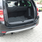 Dacia Duster Parlak Siyah Arka Tampon Eşiği 2010-2017 Yılı ve Arasına Uyumludur