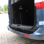 Ford Courier Parlak Siyah Arka Tampon Eşiği 2014-2024 Yılı ve Arasına Uyumludur
