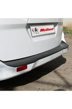 Ford Tourneo Courier Mat Siyah Arka Tampon Eşiği 2014-2024 Yılı ve Arasına Uyumludur