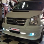Ford Transit Sisli ledli Ön Tampon Geçme 2007-2013 Yılı ve Arasına Uyumludur