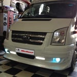 Ford Transit Sisli ledli Ön Tampon Geçme 2007-2013 Yılı ve Arasına Uyumludur