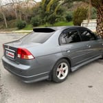 Honda Civic Arka Cam Üstü Spoiler 2001-2006 Yılı ve Arasına Uyumludur