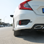 Honda Civic FC5 Arka Tampon Kaşı 2 Parça 2016-2021 Yılı ve Arasına Uyumludur