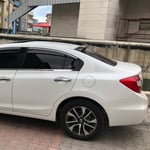 Honda Civic İnce Model Arka Cam Üstü Spoiler 2012-2016 Yılı ve Arasına Uyumludur