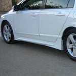 Honda Civic Mügen Model Yan Marşpiel 2007-2011 Yılı ve Arasına Uyumludur