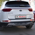 Kia Sportage Parlak Siyah Arka Tampon Eşiği 2016-2018 Yılı ve Arasına Uyumludur
