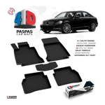 Mercedes C Serisi W204 Ferrous 4D Havuzlu Kauçuk Paspas 2007 2014