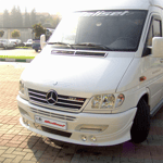 Mercedes Sprinter Çift Sisli Ön Tampon Geçme 1995-2006 Yılı ve Arasına Uyumludur