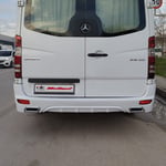 Mercedes Sprinter W906 Facelift Çift Egzoz Arka Tampon Geçme 2014-2018 Yılı ve Arasına Uyumludur