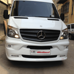 Mercedes Sprinter W906 Facelift Sissiz ledli Ön Tampon Geçme 2014-2018 Yılı ve Arasına Uyumludur