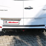 Mercedes Sprinter W907 Mat Siyah Arka Tampon Eşiği 2018 Yılı ve Sonrasına Uyumludur