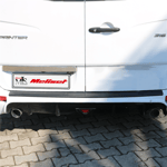Mercedes Sprinter W907 Mat Siyah Arka Tampon Eşiği 2018 Yılı ve Sonrasına Uyumludur