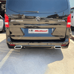 Mercedes Vito W447 Sensörlü Arka Karlık Çift Egzoz 2015 Yılı ve Sonrasına Uyumludur