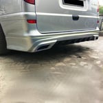 Mercedes Vito W639 Facelift Çİft Egzoz Arka Karlık 2004-2014 Yılı ve Arasına Uyumludur