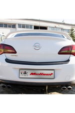 Opel Astra J Arka Tampon Eşiği Mat Siyah 2012-2018 Arası Uyumlu