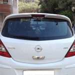 Opel Corsa D Spoiler 2007-2014 Yılı ve Arasına Uyumludur