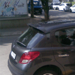 Peugeot 207 Cam Üstü Spoiler 2006 Yılı ve Sonrasına Uyumludur