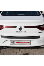 Renault Megane 4 Arka Tampon Eşiği Mat Siyah 2016 Ve Sonrası Uyumlu