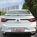 Renault Megane 4 SD Bagaj Üstü Spoiler 2015 Yılı ve Sonrasına Uyumludur