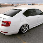 Skoda Octavia Arka Cam Üstü Spoiler 2013-2019 Yılı ve Arasına Uyumludur