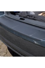 Skoda Octavia Arka Tampon Eşiği Koruma Mat Siyah 2013 Ve Sonrası Uyumlu