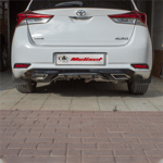 Toyota Auris 2 Arka Difizör 2016 Yılı ve Sonrasına Uyumludur