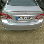 Toyota Corolla Anatomik Spoiler 2007-2012 Yılı ve Arasına Uyumludur