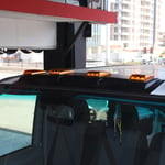 Üniversal Tüm Araçlara Uyumlu Mat Siyah Ön Cam Üstü Moonvisör