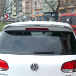Volkswagen Golf 6 Cam Üstü Spoiler 2009-2012 Yılı ve Arasına Uyumludur