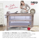  Huggy Napp 6 In 1 Anne Yani Park Yatak Oyun Parkı 70X120 XL