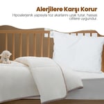 Huggy %100 Yeni Zelanda Kuzu Yünü 30x40 Bebek Yastığı – Doğal ve Nefes Alabilir