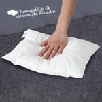 Huggy %100 Yeni Zelanda Kuzu Yünü 30x40 Bebek Yastığı – Doğal ve Nefes Alabilir