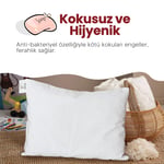 Huggy %100 Yeni Zelanda Kuzu Yünü 30x40 Bebek Yastığı – Doğal ve Nefes Alabilir