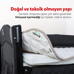 Huggy %100 Yeni Zelenda Kuzu Yünü %100 Pamuk Kumaş 60x120 Bebek Yatak Pedi