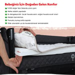 Huggy %100 Yeni Zelenda Kuzu Yünü %100 Pamuk Kumaş 60x120 Bebek Yatak Pedi