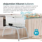 Huggy 4 in 1 Cozy Terazi Özellikli Bluetooth Müzikli Kumandalı Portatif Otomatik Sallanabilir Beşik