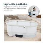 Huggy 4 in 1 Cozy Terazi Özellikli Bluetooth Müzikli Kumandalı Portatif Otomatik Sallanabilir Beşik