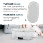 Huggy 4 in 1 Cozy Terazi Özellikli Bluetooth Müzikli Kumandalı Portatif Otomatik Sallanabilir Beşik