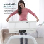Huggy 4 in 1 Cozy Terazi Özellikli Bluetooth Müzikli Kumandalı Portatif Otomatik Sallanabilir Beşik