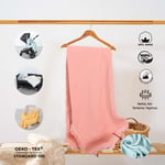 Huggy 4 Katlı %100 Pamuk 100x130 Müslin Bez, Müslin Örtü, Müslin Yenidoğan Bebek Battaniyesi