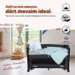 Huggy 4 Katlı %100 Pamuk 100x130 Müslin Bez, Müslin Örtü, Müslin Yenidoğan Bebek Battaniyesi