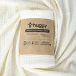 Huggy 4 Katlı %100 Pamuk 100x130 Müslin Bez, Müslin Örtü, Müslin Yenidoğan Bebek Battaniyesi