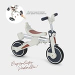 Huggy 6in1 FunTrike Siyah 3 Tekerlekli Bebek Bisikleti |Ebeveyn Kontrollü, Katlanabilir ve Denge Modlu