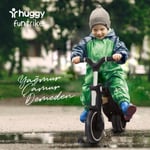 Huggy 6in1 FunTrike Siyah 3 Tekerlekli Bebek Bisikleti |Ebeveyn Kontrollü, Katlanabilir ve Denge Modlu