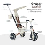 Huggy 6in1 FunTrike Siyah 3 Tekerlekli Bebek Bisikleti |Ebeveyn Kontrollü, Katlanabilir ve Denge Modlu