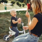 Huggy 6in1 FunTrike Siyah 3 Tekerlekli Bebek Bisikleti |Ebeveyn Kontrollü, Katlanabilir ve Denge Modlu